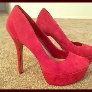 Jessica Simpson - Red Suede - 10B Heels
